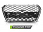 Preview: Upgrade Sportgrill / Kühlergrill für Audi A4 B9 (8W) 15-19 chrom/Hochglanz schwarz in Wabendesign